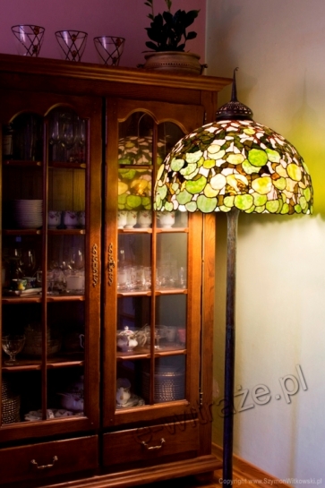 LAMPA TIFFANY | Hydrangea Wielka witrażowa