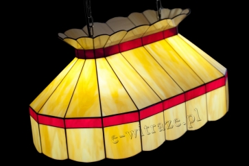 LAMPA BILARDOWA II | Amerykańska klasyka witrażowa