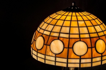 MAŁA LAMPKA | Art Deco witrażowa